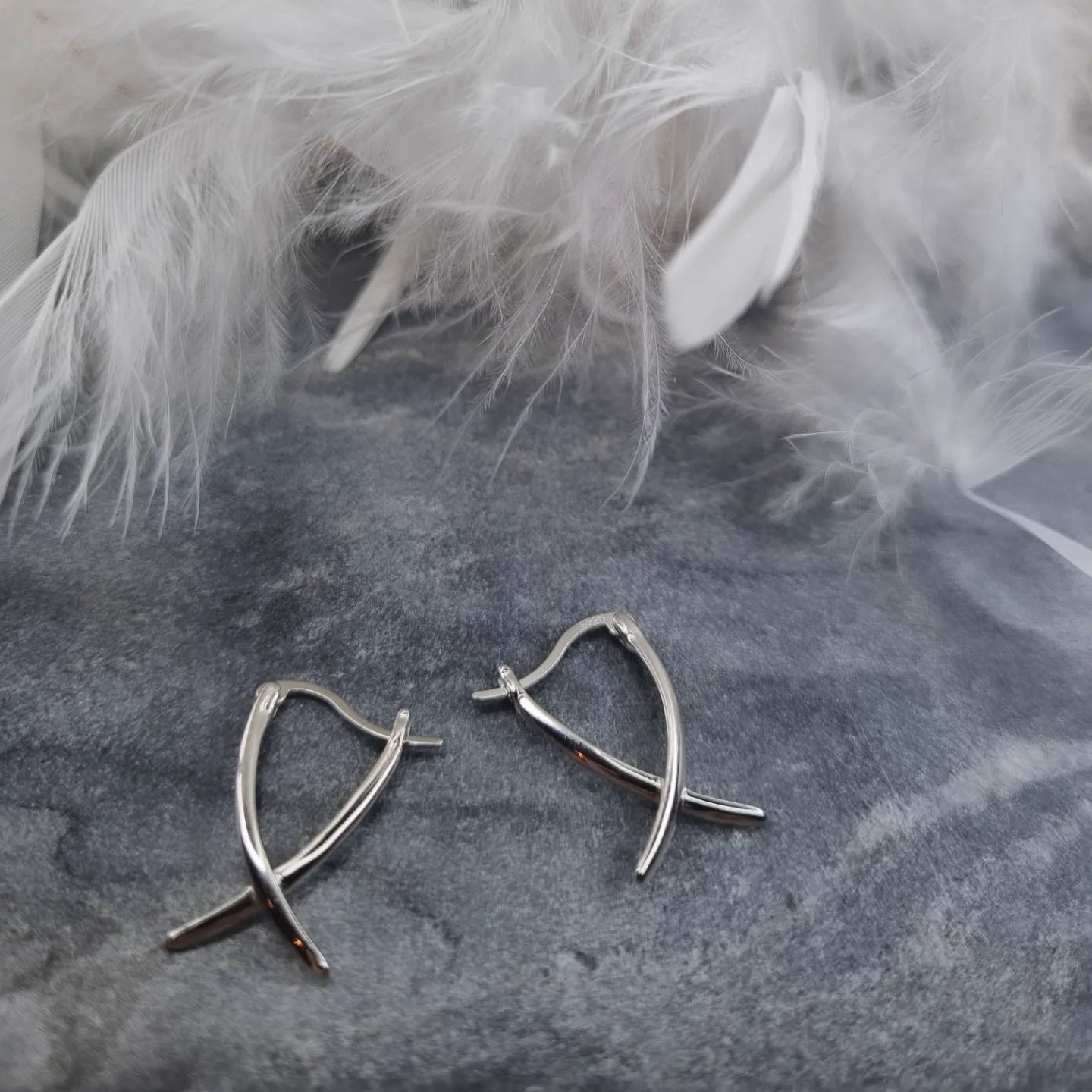 Boucles d’Oreilles Archil - Élégance Contemporaine en S925.