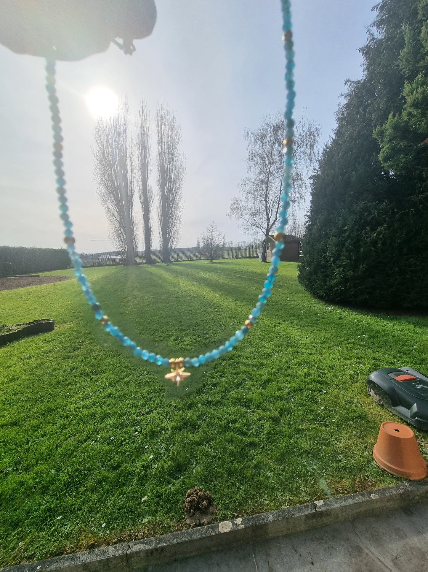 Collier Azure Éclatant - Élégance en Turquoise