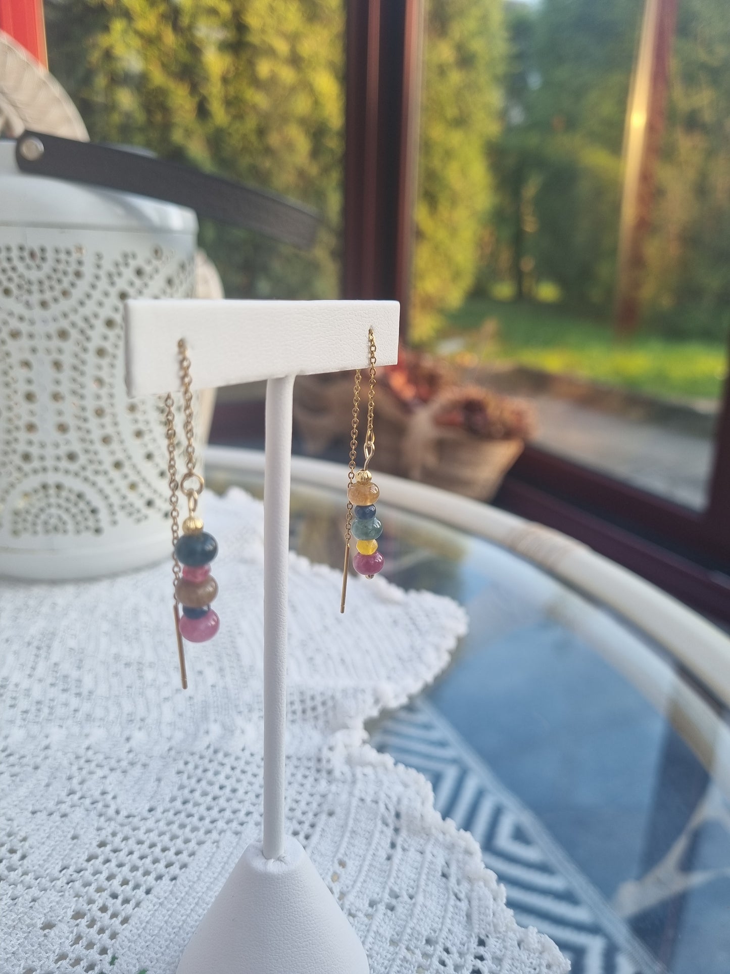 Boucles d’Oreilles Bali - Élégance et Couleurs